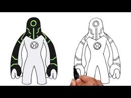 how to draw ben10 upgrade step by step رسم ابجريد خطوة بخطوة رسم بن تن youtube ben 10 drawings 10 things