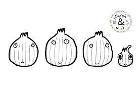 Sarah & duck quiet book page, mostly finished, my toddler loves it already, he can match up the balloons to right colours. Sarah Duck Shallots Colouring Sheet Sarah And Duck Official Website