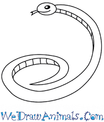 You see, it`s very simple. How To Draw A Simple Snake For Kids