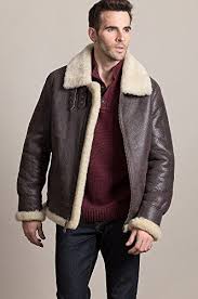 Overland Classic Sheepskin B 3 Bomber Jacket At Amazon Men S Clothing Store Leather Outerwear Jackets Leather Jacket Men Bomber Jacket Leather Outerwear