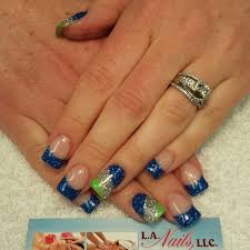 Seahawks Nails Seahawks Nails Design Seahawks Nails Football Nails