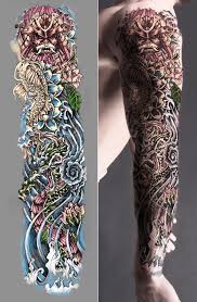 Black And White Sleeve And Color Sleeve Japanese Tattoo Sleeve Colored By T3hspoon On Deviantart Japanese Tattoo Japanese Sleeve Tattoos Sleeve Tattoos