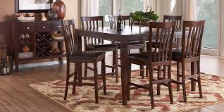 Maybe you would like to learn more about one of these? Riverdale Cherry 5 Pc Square Counter Height Dining Room With Slat Back Stools Rooms To Go