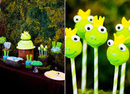 To make the frog look really cute, glue rolling eyes and have a pink ribbon for the swirly tongue. Kara S Party Ideas Frog Prince Themed Boy Baby Shower Planning Ideas