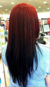 Your hair appears like a soft yet edgy mixture of black and red. 23 Ideas For Hair Ombre Reverse Black Reverse Ombre Hair Ombre Hair Blonde Black Hair Ombre