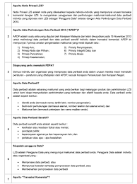 Gambaran umum perlindungan data pribadi. Notis Privasi Lembaga Zakat Selangor