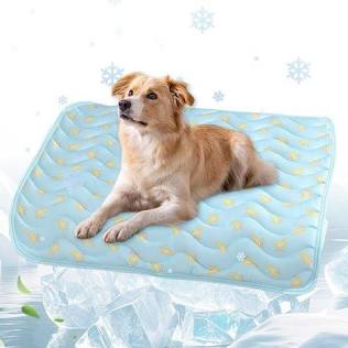Look for waterproof, easy-to-wipe materials that resist muddy paws. (Source: manomano.co.uk), AI generated