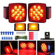 Carrep Boat Trailer Light Kit Waterproof 12v For Submersible Heavy Duty Utility Led Trailer Lights In 2021 Led Trailer Lights Boat Trailer Lights Lights