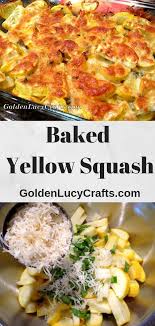 Cheesy Yellow Squash Bake Yellow Squash Recipes Squash Casserole Recipes Summer Squash Recipes