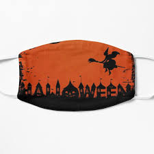 Scary Halloween Design Featuring Pumpkins Spiders Skulls And Cat Eyes In Orange And Black Hallowe In 2020 Halloween Face Mask Halloween Masks Scary Halloween Masks