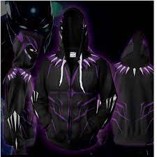 $45 $35 for 1 day 13:50:34. Marvel Black Panther Suit Superhero Zipper Hoodie For Kids Young In 2021 Black Panther Costume Black Panther Black Panther Marvel