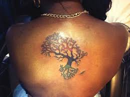 43+ latest african continent map tattoos. Colorful Tree In The Shape Of African Map Tattoo On Back African Tattoo Africa Tattoos African Tribal Tattoos