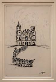 The Mission As Drawn By Artist Ted Degrazia Lovers Art American Art Canvas Painting