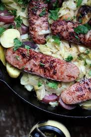 It's easy to make your own patty sausage with just a few healthy ingredients like ground chicken, apples, onion and savory spices like sage and fennel. Chicken Apple Sausage Skillet With Cabbage And Potatoes Parsnips And Pastries