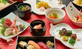 The traditional food of japan is based on rice with miso soup and other dishes, each in its own utensil, with an emphasis on seasonal ingredients. Let S Learn About Washoku Japanese Cuisine
