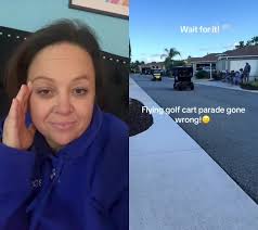 Flying Through The Windshield of A Golf Cart