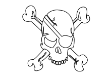 Totenkopf ausmalbilder bieten eine tolle möglichkeit, die kreativität, den fokus, die motorik und die farberkennung der kinder aller altersstufen weiter zu entwickeln. Ausmalbilder Piraten Seerauber Schiffen