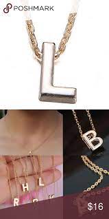 Initial Pendent And Chain Letter L Initial Pendent Chain Letter Chain