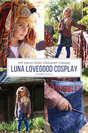 Luna lovegood's lion hat and more hp costumes! Luna Lovegood Costume With Diy Spectrespecs Instructions