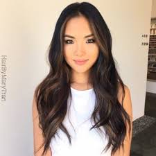 You'll find true black in the hair dye aisles of drugstores, and on celebs like katy perry and megan fox. Soft Blending Chocolate Subtle Ombre On Asian Hair Yelp Hair Styles Asian Hair Hair Color Asian