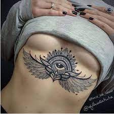 Tribal design wing tattoo on back neck. 115 Inventive Wings Tattoos And Designs For Men Women