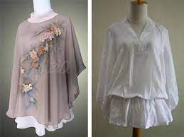 Baju batik atasan karena desainnya semakin terbaru dan modern sehingga orang yang memakainya akan semakin cantik dan menawan. 38 Model Baju Atasan Sifon