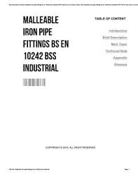 Malleable Iron Pipe Fittings Bs En 10242 Bss Industrial By
