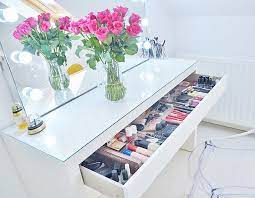 Buy wardrobe drawer organisers and get the best deals at the lowest prices on ebay! Makeup Storage Ideas Ikea Malm Makeup Vanity With Mirror