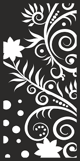 Vector Seamless Floral Pattern Free Vector Cdr Download Metal Art Decor Stencil Painting On Walls Stencil Designs