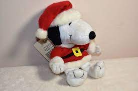 Hallmark Peanuts 8 Plush Christmas Snoopy Santa Claus W Etsy Snoopy Christmas Christmas Plush Plush