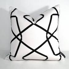 Black And White Geometric Pillow Black White Outdoor Pillow Cover Modern Geometric Pillow Etsy Outdoor Pillow Covers Geometric Pillow Covers White Pillow Covers