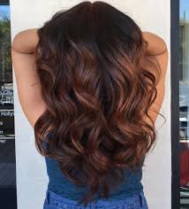 And the hair color is…brown with blonde highlights, also known as bronde. 60 Auburn Hair Colors To Emphasize Your Individuality