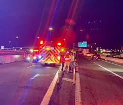 Emergency officials were able to quickly put out the fire and clean up the scene. I 30 W Closed For Hours In Texarkana After 18 Wheeler Crashes In Guardrail Dog Missing