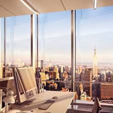Office View In Nyc Office With A View Office Inspiration Workspaces Ceo Office