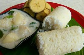 Kappa Puttu With Kappa Stew Tapioca Puttu With Tapioca Stew Yummy Recipes Traditional Breakfast Indian Food Recipes Recipes