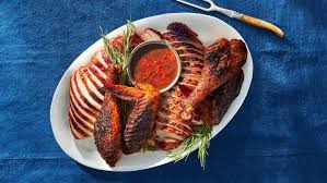 Grilled Vinegar Turkey With Chiles And Rosemary Recipe Best Thanksgiving Recipes Leftover Turkey Recipes Turkey Recipes Thanksgiving