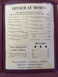 Mom's kitchen menu dothan al. Menu 2 Picture Of Mom S Kitchen Dothan Tripadvisor