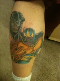 Infinity war.among those assembled is clint barton, shown without his new ronin costume, and sporting a massive tattoo on his left arm. Thanos Tattoo Mike Mcdonough Flickr