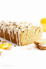 Flavorful vegan lemon pound cake is moist and buttery with a refreshing taste of lemon. Easy Vegan Lemon Almond Poppy Seed Bread Recipe Gluten Free Healthy Beaming Baker
