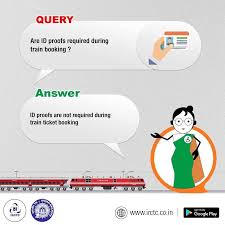 Passengers Need To Carry Their Id Proof On Train Journey But They Don T Require Them While Booking Their Train Train Booking Train Ticket Booking Train Journey