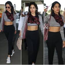 Jhanvi Kapoor S Airport Look Fab Or Drab Bollywood Fashion Kids Fashion Fashion