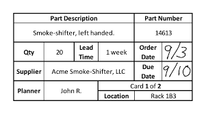 · kanban cards will make your life easier, even though there is something new to deal with in your job. Kanban Manage Inventory With This Lean Tool Kanban Card Generator