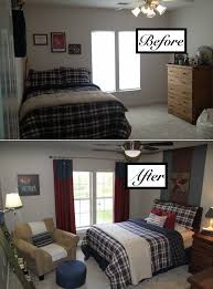 Inexpensive Design For A Teenage Boys Room Teenage Boy Room Boys Room Blue Blue Bedroom Decor