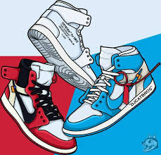 Rapnoid96 I Will Draw Amazing Cartoon Portrait From Your Photo For 5 On Fiverr Com Sneakers Wallpaper Sneakers Drawing Nike Art