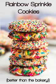 Rainbow Sprinkle Cookies Soft Delcious And Covered In Sprinkles Rainbow Cookies Recipe Sprinkle Cookies Rainbow Sugar Cookies