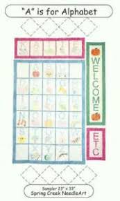 Learn to make it and download the free quilt block on howstuffworks. A Is For Alphabet Wall Hanging Quilt Pattern Ebay