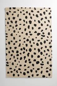 Black And White Polka Dot Rug Tufted Stella Rug Trendy Rug Polka Dot Rug Geometric Rug