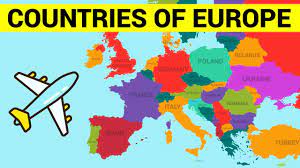 Post cold war, the terminology of western and eastern europe remained, even though technically the lines between east and west were becoming blurry. Countries Of Europe For Kids Learn European Countries Map With Names Youtube