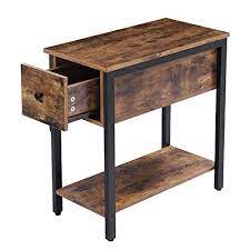 Check out our accent tables small selection for the very best in unique or custom, handmade pieces from our мебель для гостиной shops. Hoobro Side Table 2 Tier Nightstand With Drawer Narrow End Table For Small Spaces Stable And Sturdy Construction Farmhouse Goals