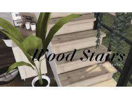 The Sims 4 Tenebrae Wood Stairs Sims 4 Sims 4 Cc Furniture Sims